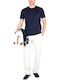 T-shirt Navy Μπλε
