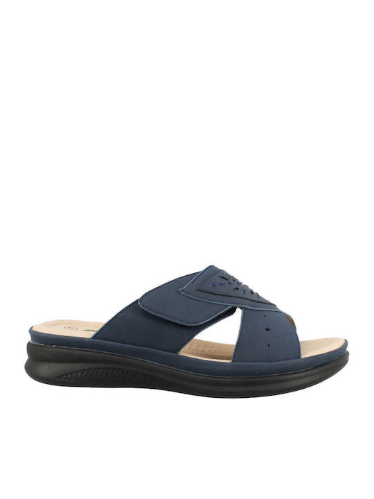 Antrin Γυναικεία Σανδάλια Navy Μπλε