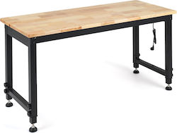 Costway Μεταλλικό Πάγκος Εργασίας 101x51x122cm με Πλάτη