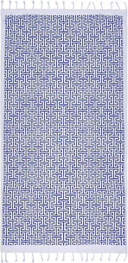 Ble Resort Collection Blue Beach Towel 180x90cm