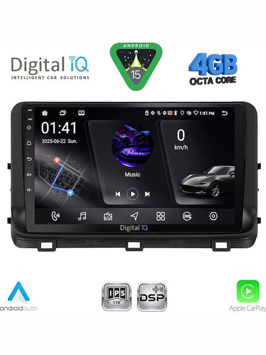 Digital IQ Car Audio System for Kia Ceed / XCeed 2018-2022 (Bluetooth/USB/WiFi/GPS/Apple CarPlay/Android Auto) with 10" Touch Screen