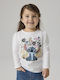 Kids Long-Sleeved Top White