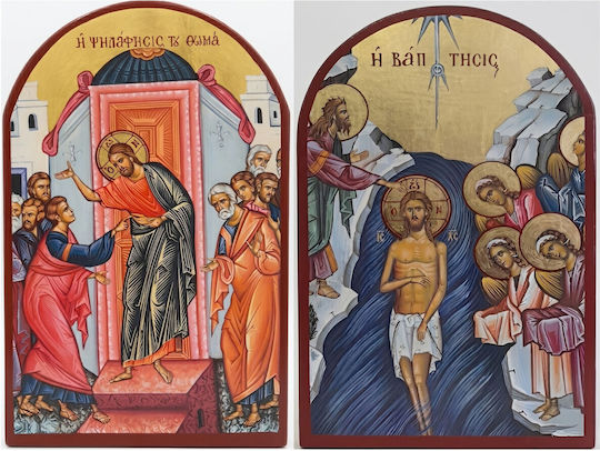 Ριζόχαρτο Decoupage Α3 Η Ψιλάφιση Του Θωμά Η Βάπτιση Αγιογραφίες