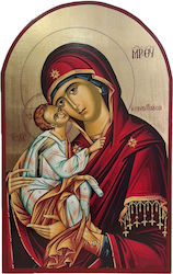 Ριζόχαρτο Decoupage Καμαρωτή Α3 Παναγία Η Γλυκοφιλούσα Αγιογραφίες