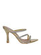 Sandals with Strass Gold