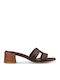 Damen Sandalen Braun