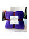 Furry Single Blanket 150x200cm Purple