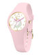 Ice Womens Watch 34mm Battery With Pink Rubber Strap