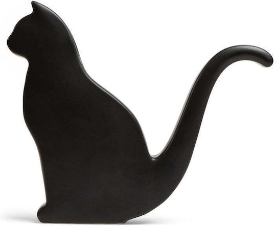 Gießkanne Katze Schwarz Porzellan Kikkerland 550ml