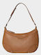 Leder Damen Schultertasche Braun