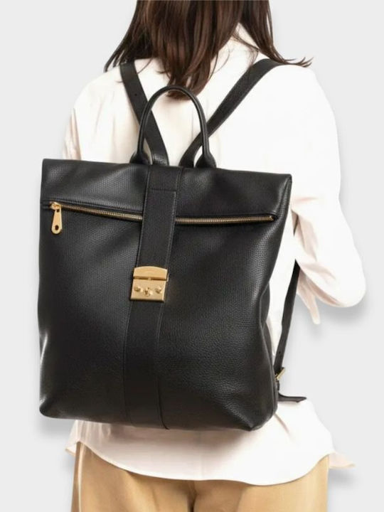 Geantă De Piele Pentru Dama Rucsac Negru