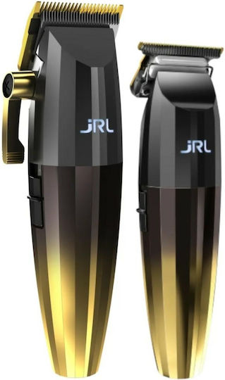 jRL Fresh Fade Σετ Επαναφορτιζόμενης Κουρευτικής Μηχανής Χρυσό