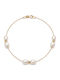 Ortaxidis Women's Bracelet Gold 14K with Pearls