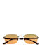JohNocera Unisex Sunglasses With Multicolour Metallic Frame And Orange Lens JN-Frank-c02
