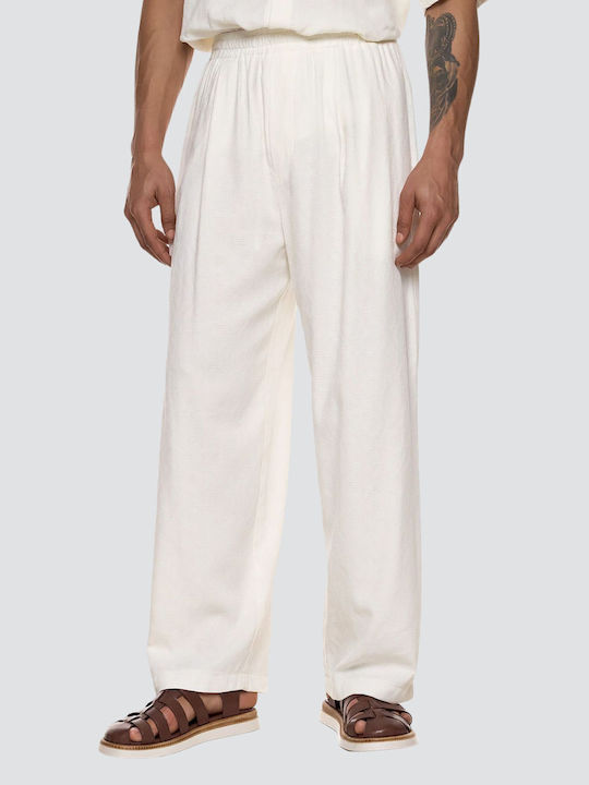 Παντελόνι σε Loose Εφαρμογή White 26044-894-469-0001