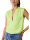 Γυναικεία Μπλούζα Αμάνικη Light Green
