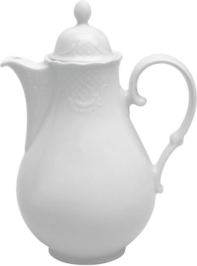 Ionia Olympia Teekannen Keramik Weiß 500ml 6 Stück