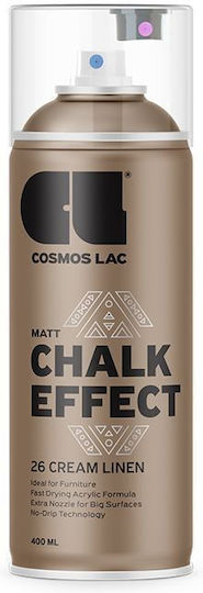 Cosmos Lac Effect Chalk Paint Cream Linen 400ml 0009726