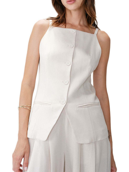 Grace & Mila Beige Damenweste