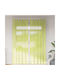 vidaXL Set Window Curtains with Tab Top Apple Green 140x200cm