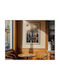 Poster Foggy Lake Pst25119 40cm X 50cm Premium Black Wooden Frame
