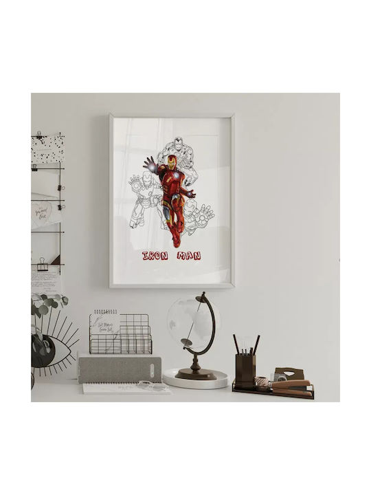 Comic Poster Iron Man Cm032 40cm X 50cm Premium...