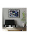 Poster MotoGP Alex Rins GP022 40cm X 50cm Premium Black Wooden Frame