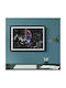 Poster Messi Barca Sc037 40cm X 50cm Premium Black Wooden Frame