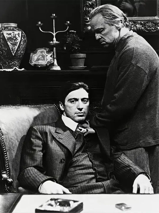Poster Godfather Mv011 40cm X 50cm Premium Blac...