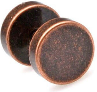 Earring Stopper 8mm Antique Shades F60060 Pink Gold