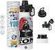 Koupakoupa Star Wars Kids Water Bottle Made of Aluminium with Screw-on Cap Non Spill Multicolour 850ml