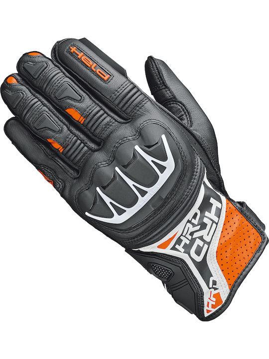 Held Kakuda Summertime Men's Motorcycle Leather Gloves Black / Orange