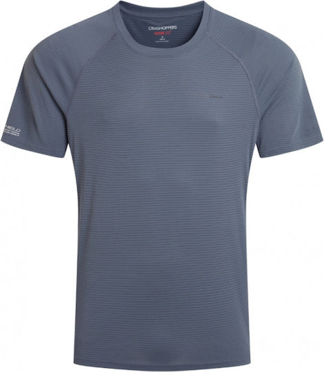 T-shirt Craghoppers Men's Nosilife Solarshield Dark Pewter
