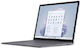 Microsoft Surface Laptop 5 13.5" Тъчскрийн (i5-1235U/8GB/512GB SSD/W11 Home) Платинен (Английски (САЩ) клавиатура)
