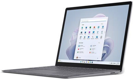 Microsoft Surface Laptop 5 13.5" Тъчскрийн (i5-1235U/8GB/512GB SSD/W11 Home) Платинен (Английски (САЩ) клавиатура)