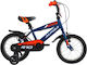 Alpina Bicicletă Copii BMX 18" cu Cadru din Aluminiu Albastru
