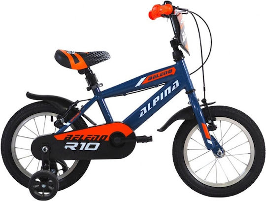Alpina Bicicletă Copii BMX 18" cu Cadru din Aluminiu Albastru