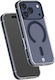 Force Case Husa Iphone 17 Pro Magsafe Cadru Metalic Antisoc 2m Premium Albastru