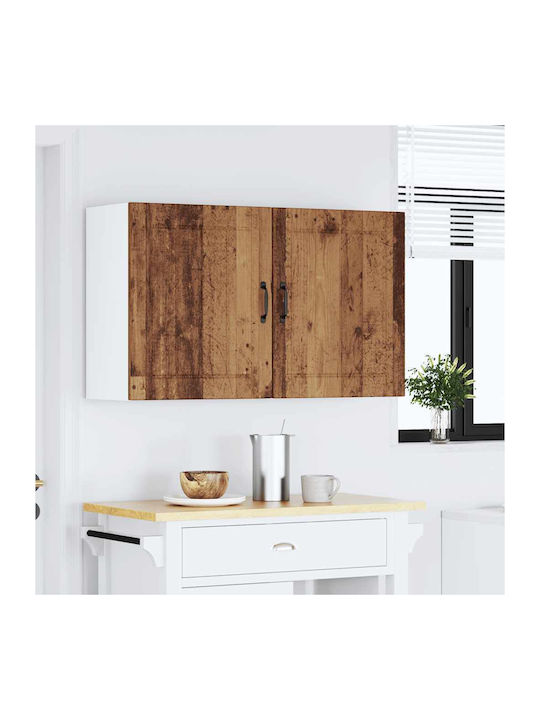 Dulap Suspendat Din Lemn Vechi 50x31x60 cm