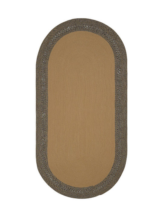 SteweHome Wohnzimmer Teppich Handgefertigt Sommer aus Jute 80x200cm Braune