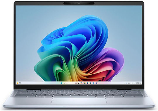 Dell Inspiron 7441 Plus 14" IPS QHD+ Тъчскрийн (Snapdragon-X Plus X1P-64-100/16GB/1TB SSD/Windows 11 Pro) Леденосин (US Клавиатура)