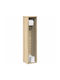 vidaXL Wooden Floor Paper Holder Brown