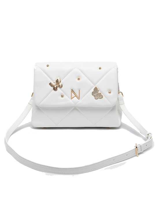 Nolah Mariposa Damen Flap Tasche Weiß