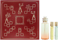Set Cartier Rivieres De Cartier Insouciance Eau De Toilette Unisex 100 Ml + Rivieres De Cartier Luxuriance Eau De Toilette Unisex 10 Ml + Allegresse Eau De Toilette Unisex 10 Ml