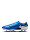 Elite Tiempo Legend 10 Elite Football Shoes with Cleats SG-Pro Blue