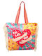 W'el Woman's Elegance Stoff Strandtasche Rote