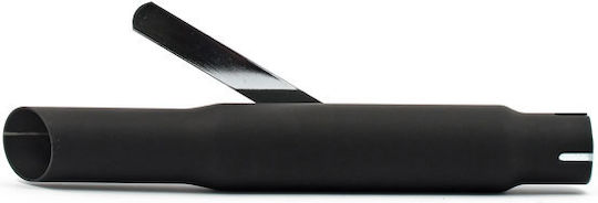 MCS Motorrad Auspuffanlagen Shorty Slash Cut 1 3/4" Harley Davidson Andere Maschinen Schwarz Universal Auspuff-Endrohr 16" Lang Schwarz