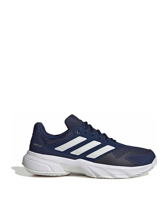 adidas Courtjam Control 3 Мъжки Обувки за Тенис за Глинени Игрища Сини