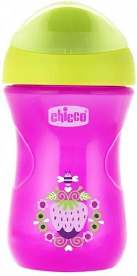 Chicco Παιδικό Ποτηράκι Easy Cup από Πλαστικό 266ml για 12m+