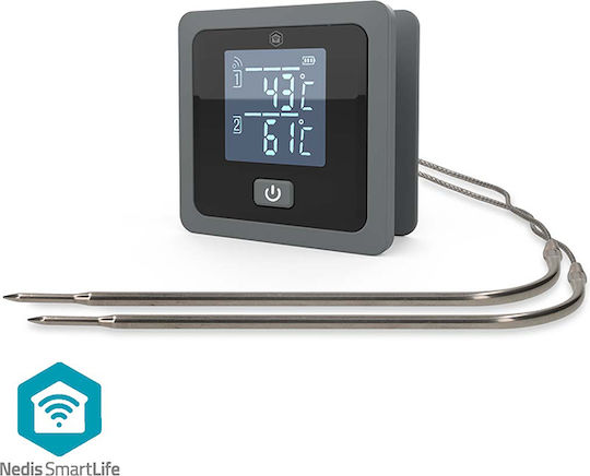 Nedis Wireless Digital BBQ Thermometer with Probe and Bluetooth